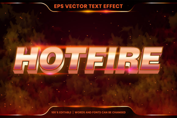 Download Editable Text Effect Hot Fire Words - Effect Collection