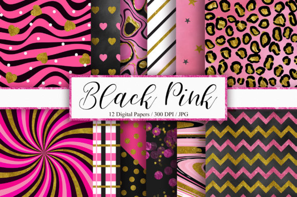 Download Black Pink Gold Glitter Background - Glitter background Collection