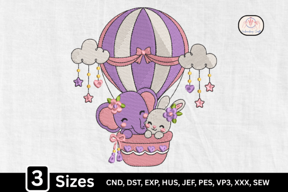 Download Hot Air Balloon Baby Animal - Premium Resources
