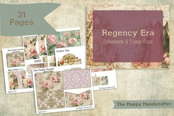 Download Regency Era Ephemera &amp; Fussy Cuts - Premium Resources